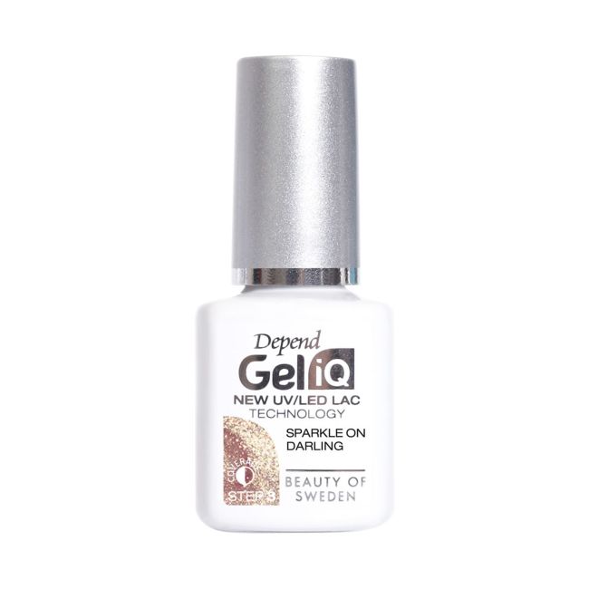 

Гель-Лак для ногтей Gel iq uv/led Depend, цвет sparkle on darling, 5 мл