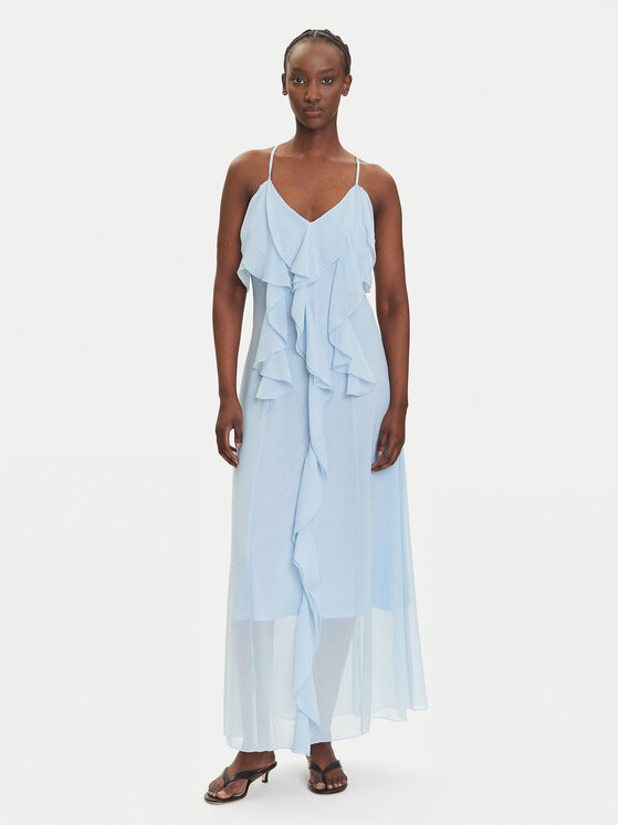 

Вечернее платье обычного кроя Camille 10336405 Vero Moda, голубой