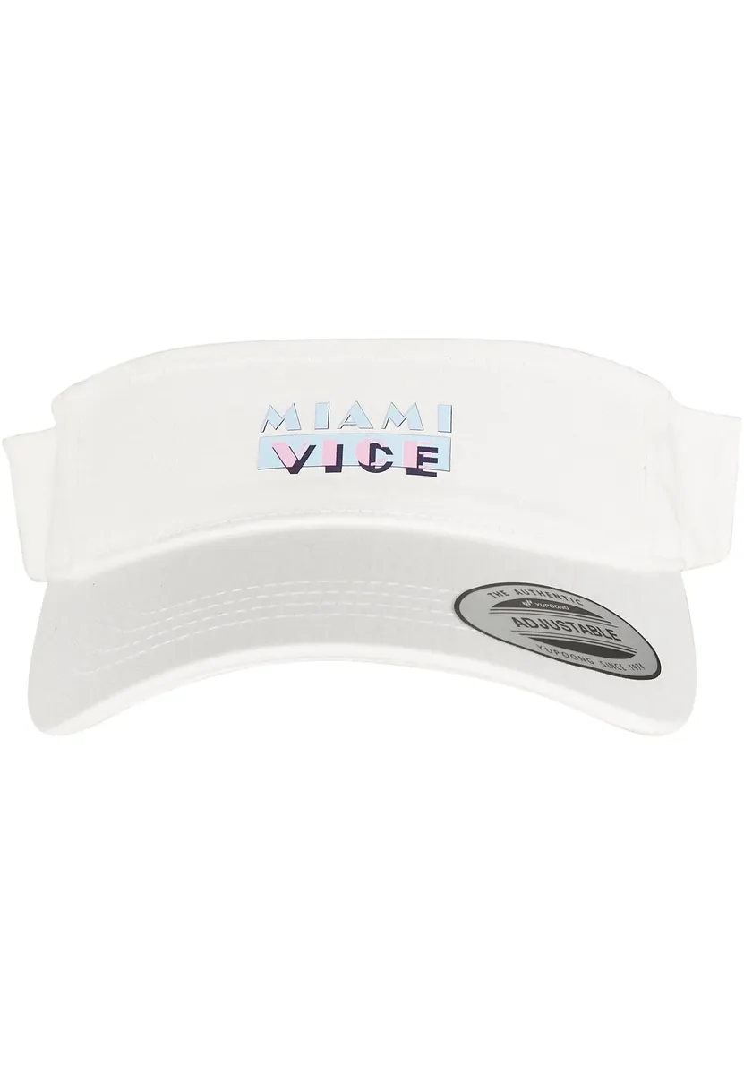 

Козырек Merchcode "Кепка с козырьком с логотипом унисекс Miami Vice Logo", белый