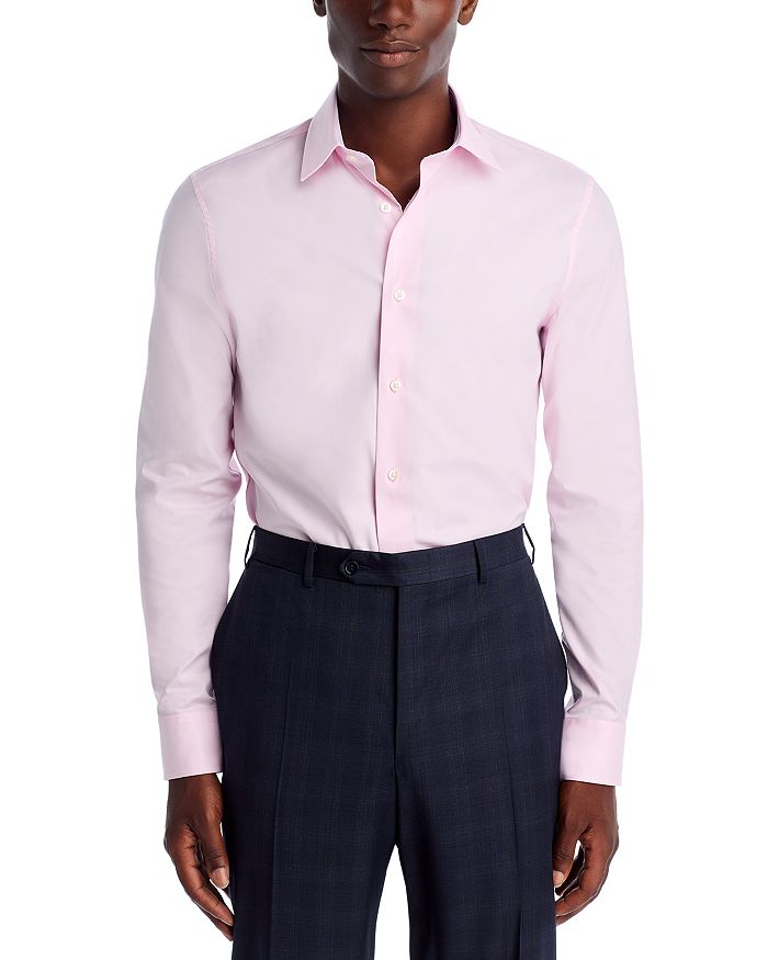 

Сорочка Slim Fit из эластичного твила - эксклюзив The Men's Store at Bloomingdale's, розовый
