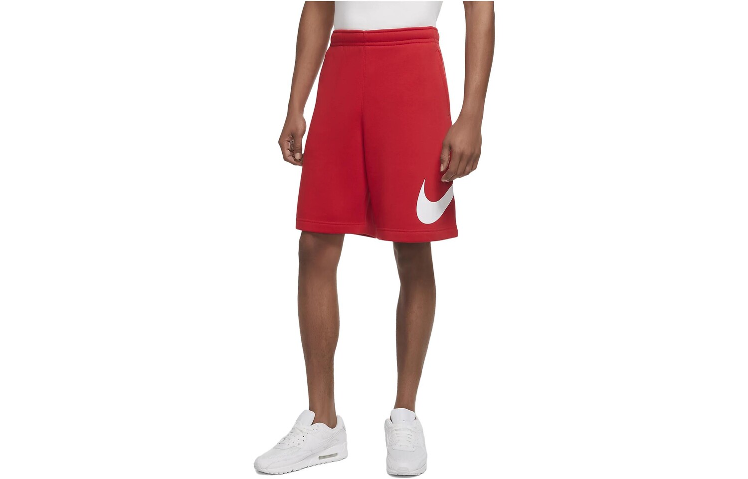 

Повседневные шорты мужские красные Nike, красный