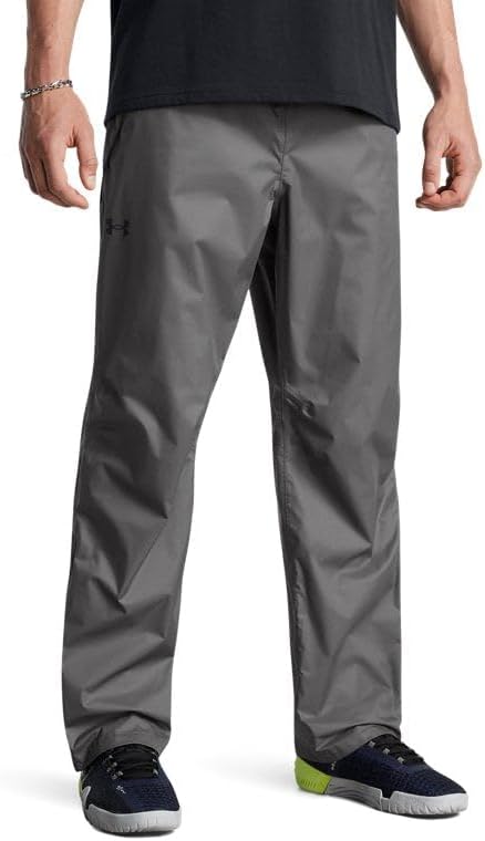

Under Armour Unisex-Adult Men's UA Stormproof Cloudstrike дождевые штаны, Castlerock-Black
