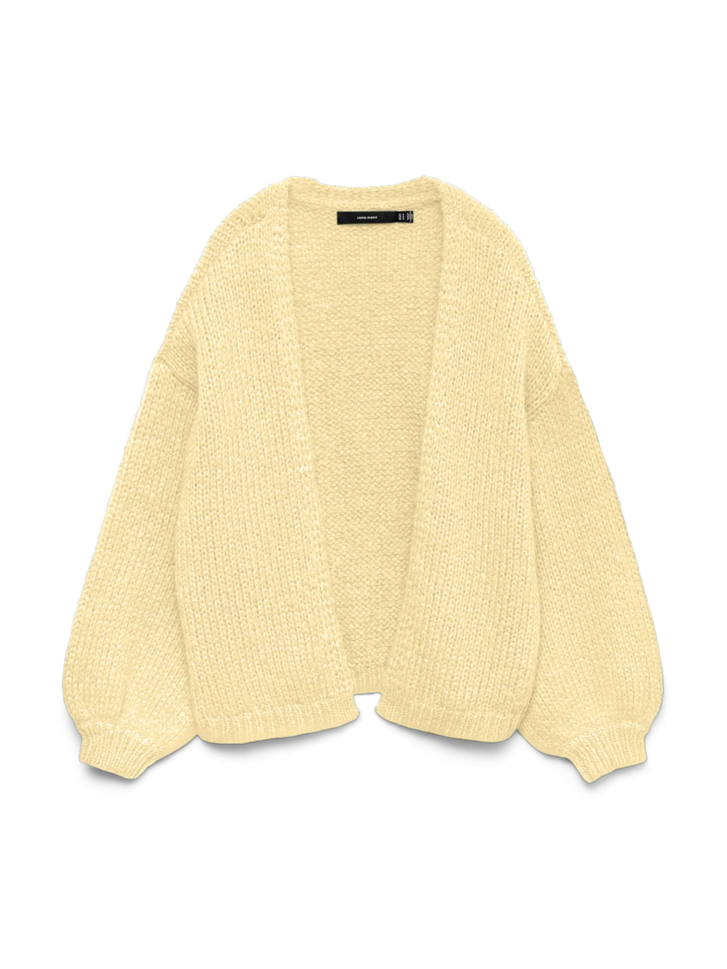 

VERO MODA Кардиган 'VMMaybe' вязаный, светло-желтый