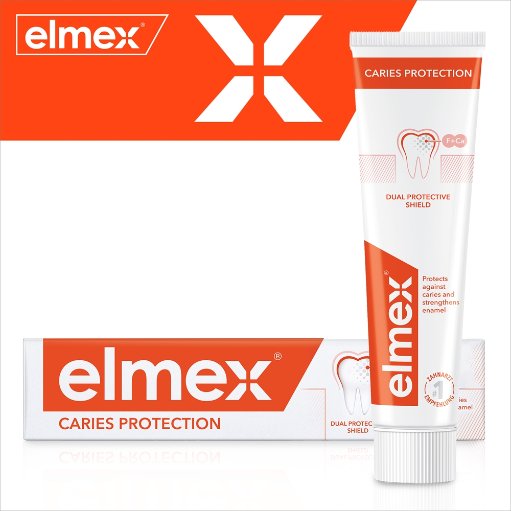 Зубная паста с фторидом для защиты от кариеса Elmex, 3× 75 мл — фото 3