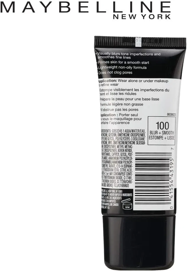 Праймер для лица Maybelline Master Prime Blur + Smooth 30 мл — фото 3