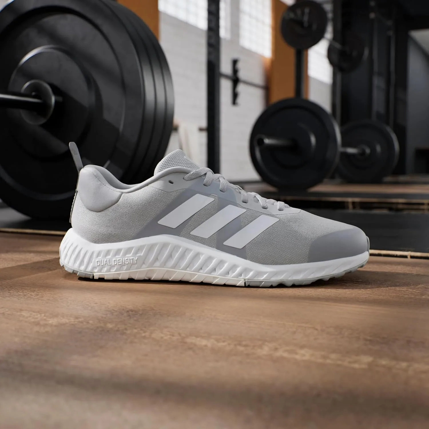 Кроссовки Adidas Everyset Trainer Shoes Low (не для футбола) унисекс, белый/серый — фото 3