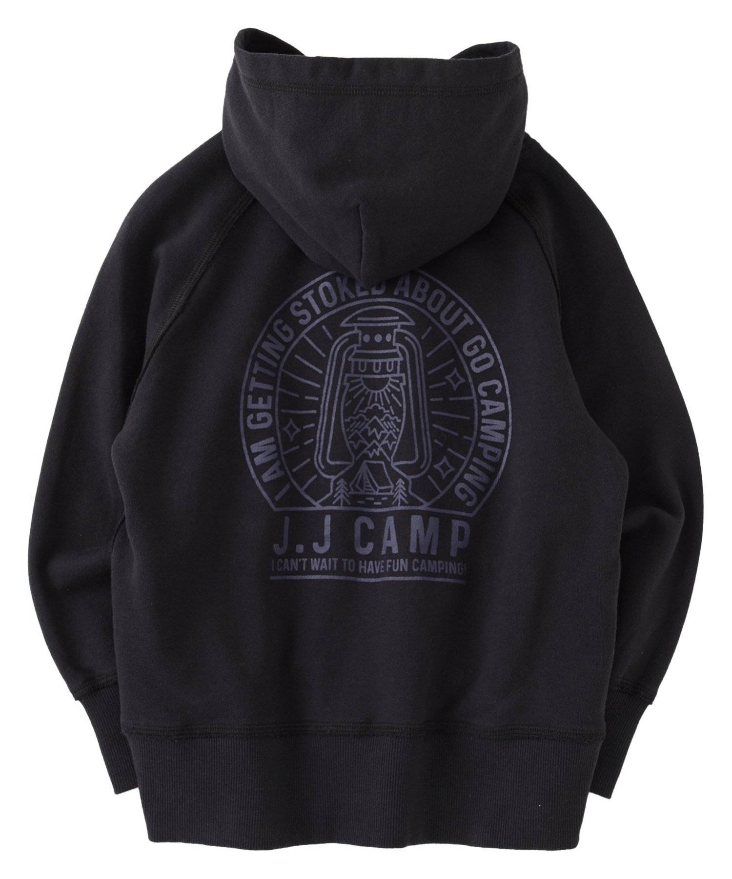 Детская толстовка с капюшоном JJ CAMP/(K) из 100% хлопка с крупным силуэтом. Robe, YORU — фото 2