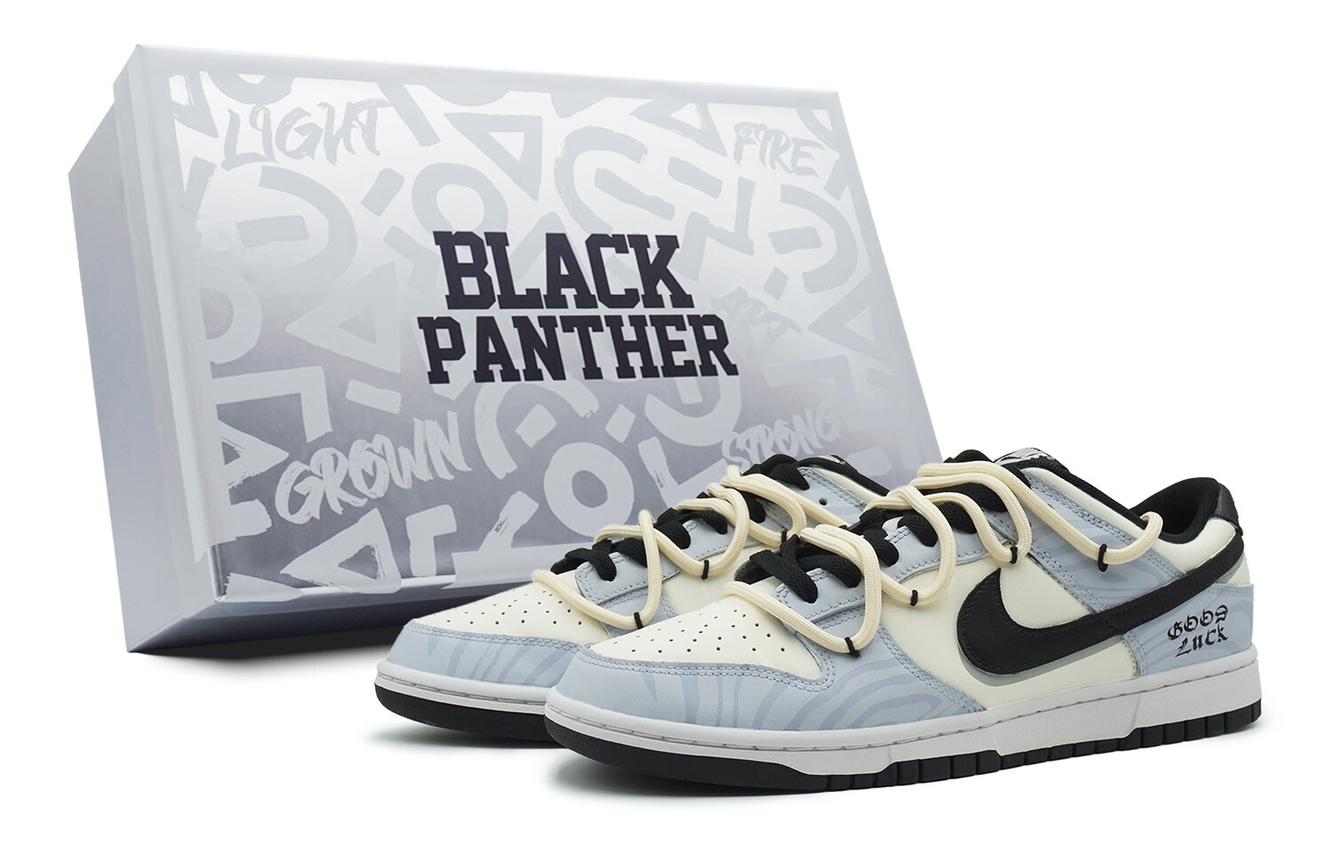 

Кроссовки Nike Dunk Skateboarding Shoes Men Low-top Blue/yellow/black, синий