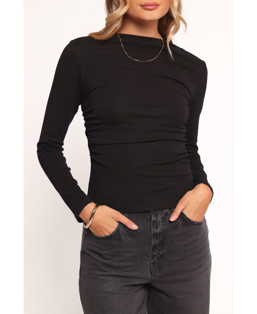 

Женская блузка с длинными рукавами Nissa Petal and Pup, Black