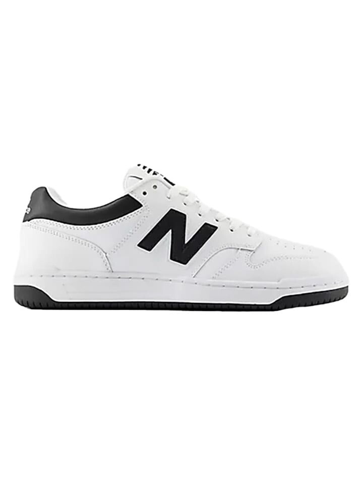 

Низкие кроссовки New Balance Leder BB480, белый/черный