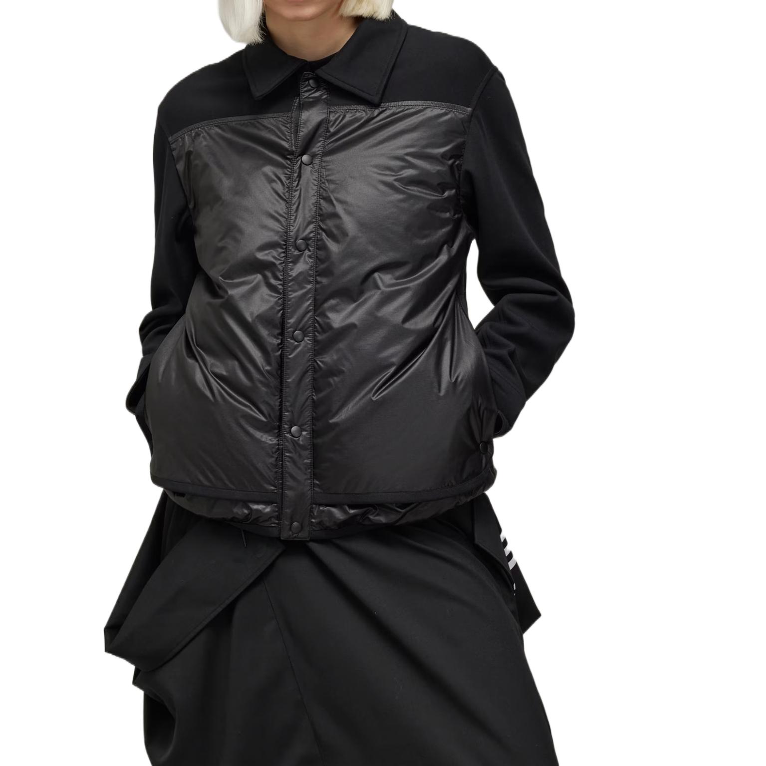 

Y-3 Куртка Y 3 с панелями и застежкой на пуговицы, Black