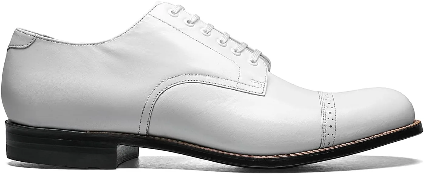 Мужские туфли Stacy Adams Dayton Ostrich Oxford, белый — фото 2