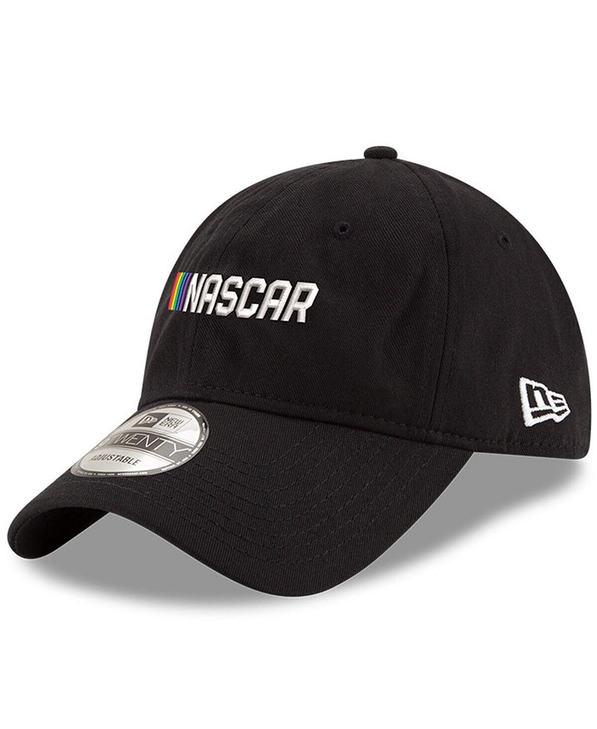 

Мужская черная регулируемая кепка NASCAR Wordmark Pride 9TWENTY New Era