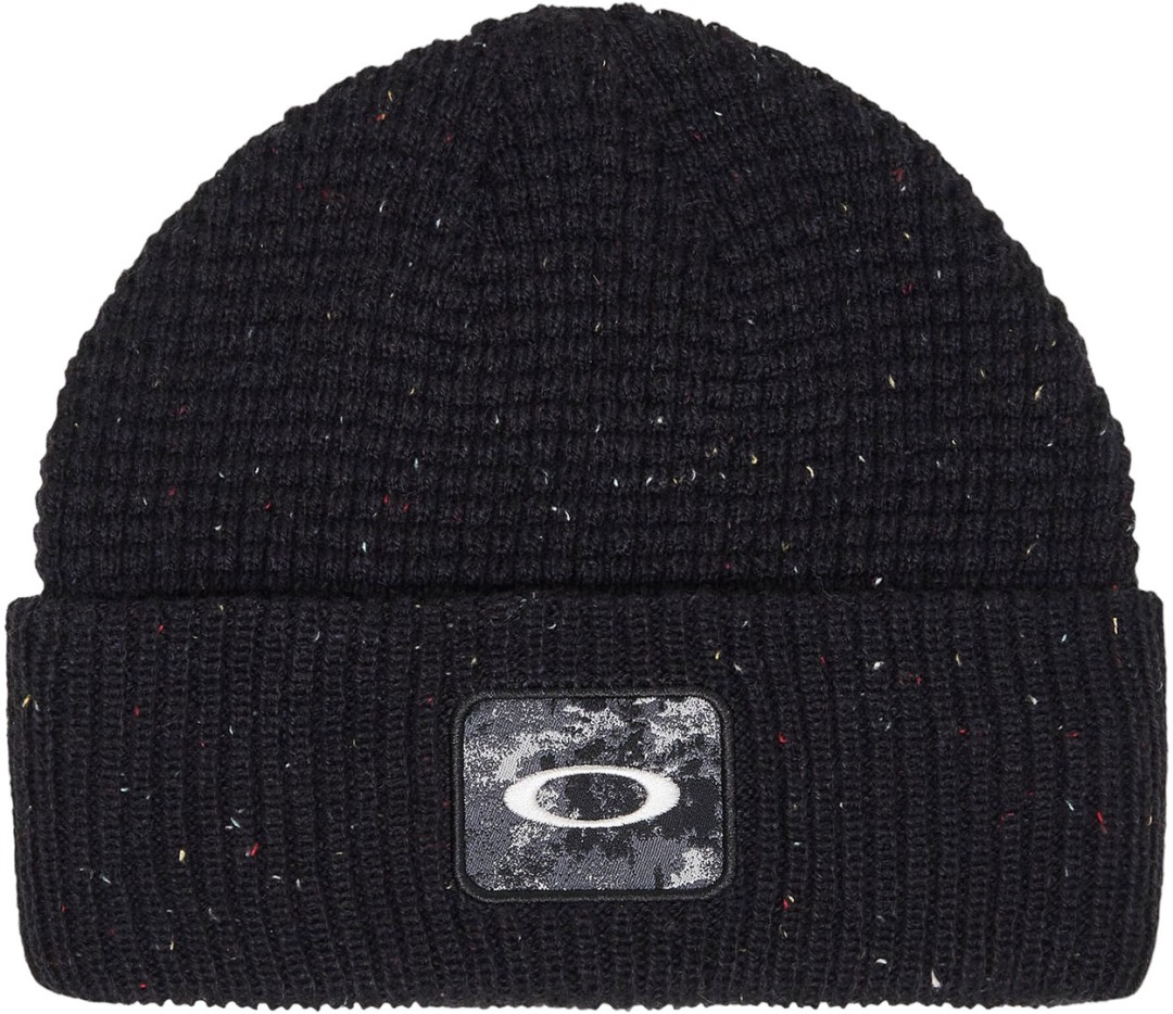 

Oakley Шапка Ellipse patch waffle beanie blackout