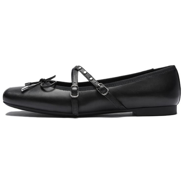 LE SAUNDA Мэри Джейн туфли женские металлик черные, цвет Metallic Black BKK
