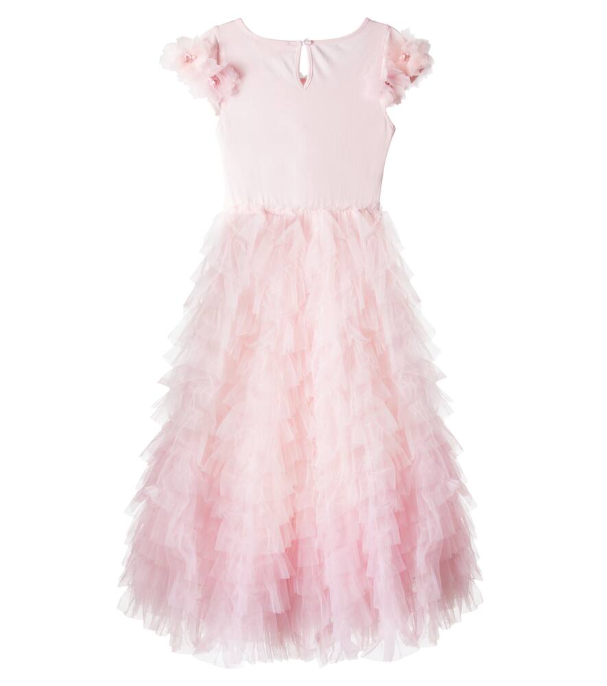 Платье Zahra с цветочным декором из тюля Tutu Du Monde, Pink Cloud Mix — фото 3