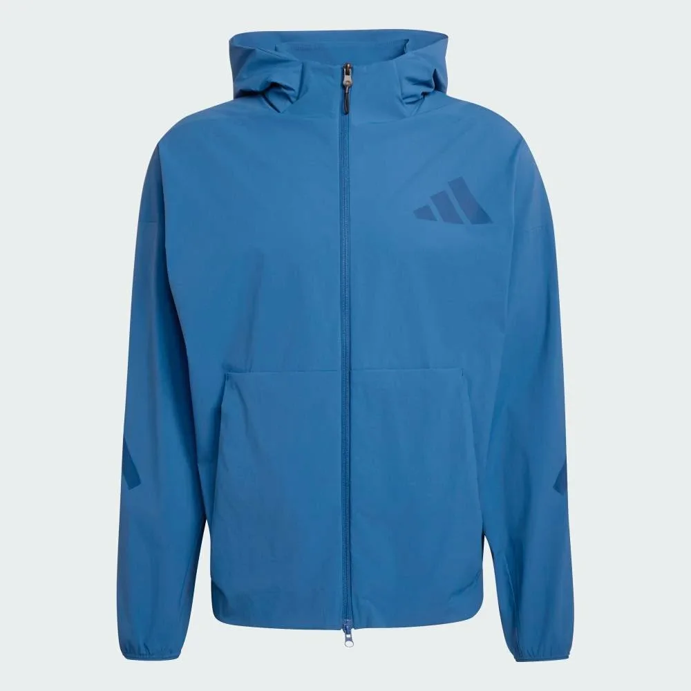 Спортивная футболка ZNE Woven Track Top Adidas, blue — фото 4