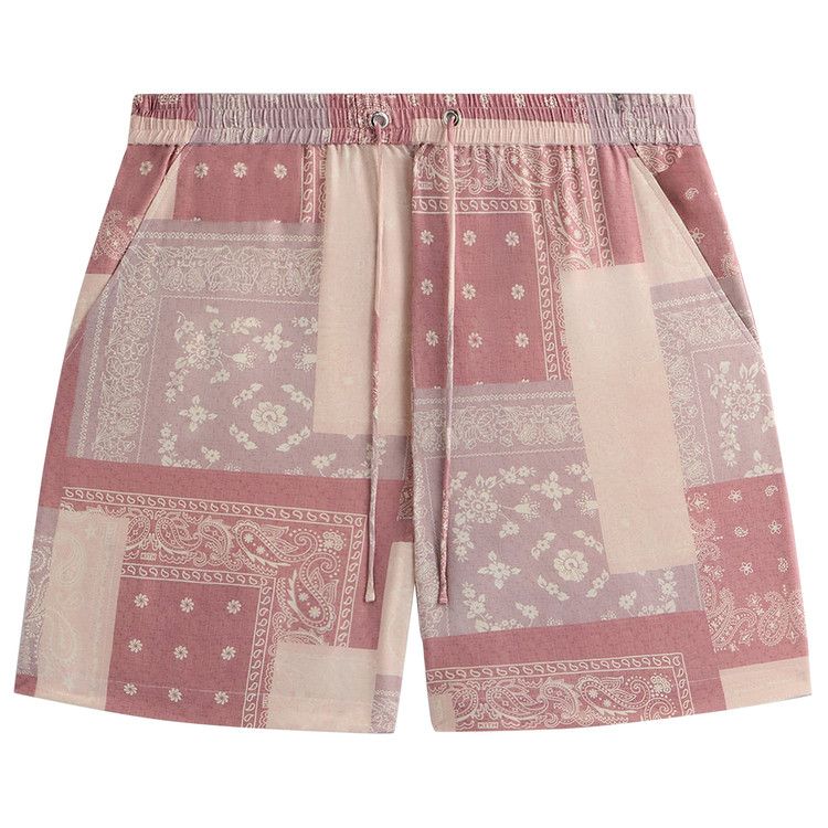 

Шорты Kith Silk Lyocell Bandana Cedar Short, Pink Opal