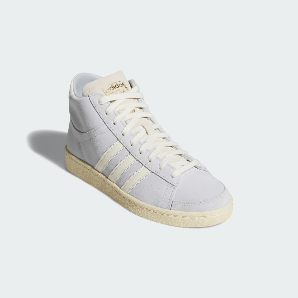 Высокие кроссовки Adidas Jabbar Hi Shoes, цвет Halo Blue/Cloud White/Warm Vanilla — фото 4