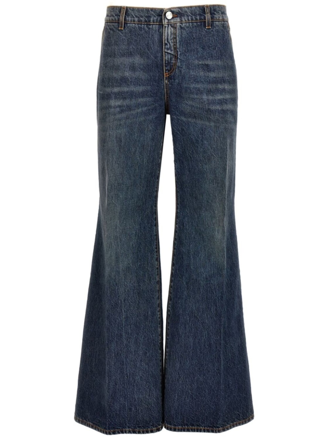 

Джинсы с вышитым логотипом ETRO, синий