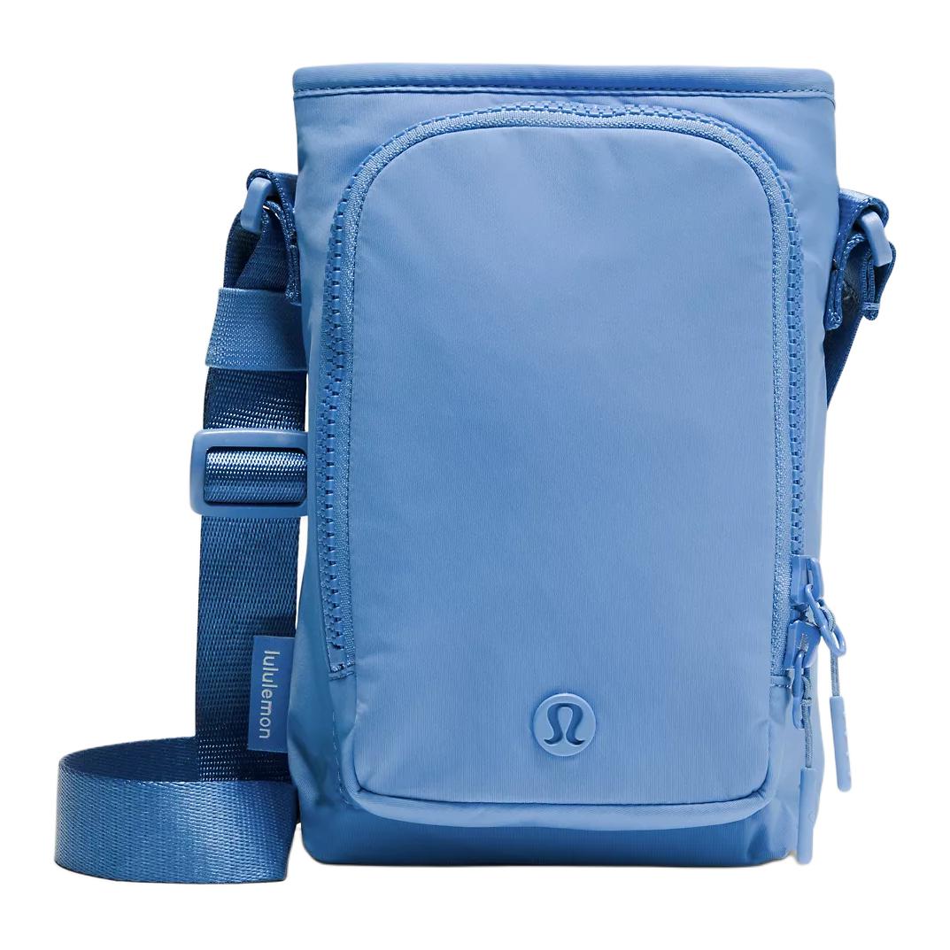 

Lululemon Нейлоновая наплечная сумка через плечо унисекс океанская синяя, Ocean Blue