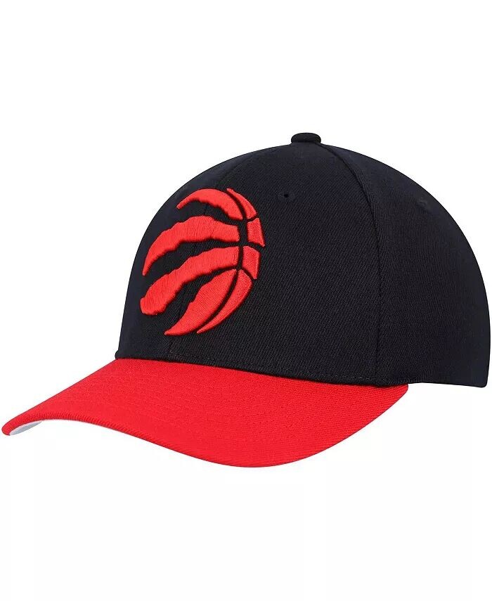 

Мужская черно-красная кепка с эластичной спинкой Toronto Raptors MVP Team Two-Tone 2.0 Mitchell & Ness