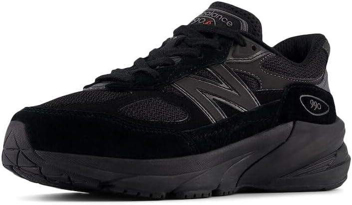 

Детские кроссовки New Balance 990 V6 на шнуровке, черный