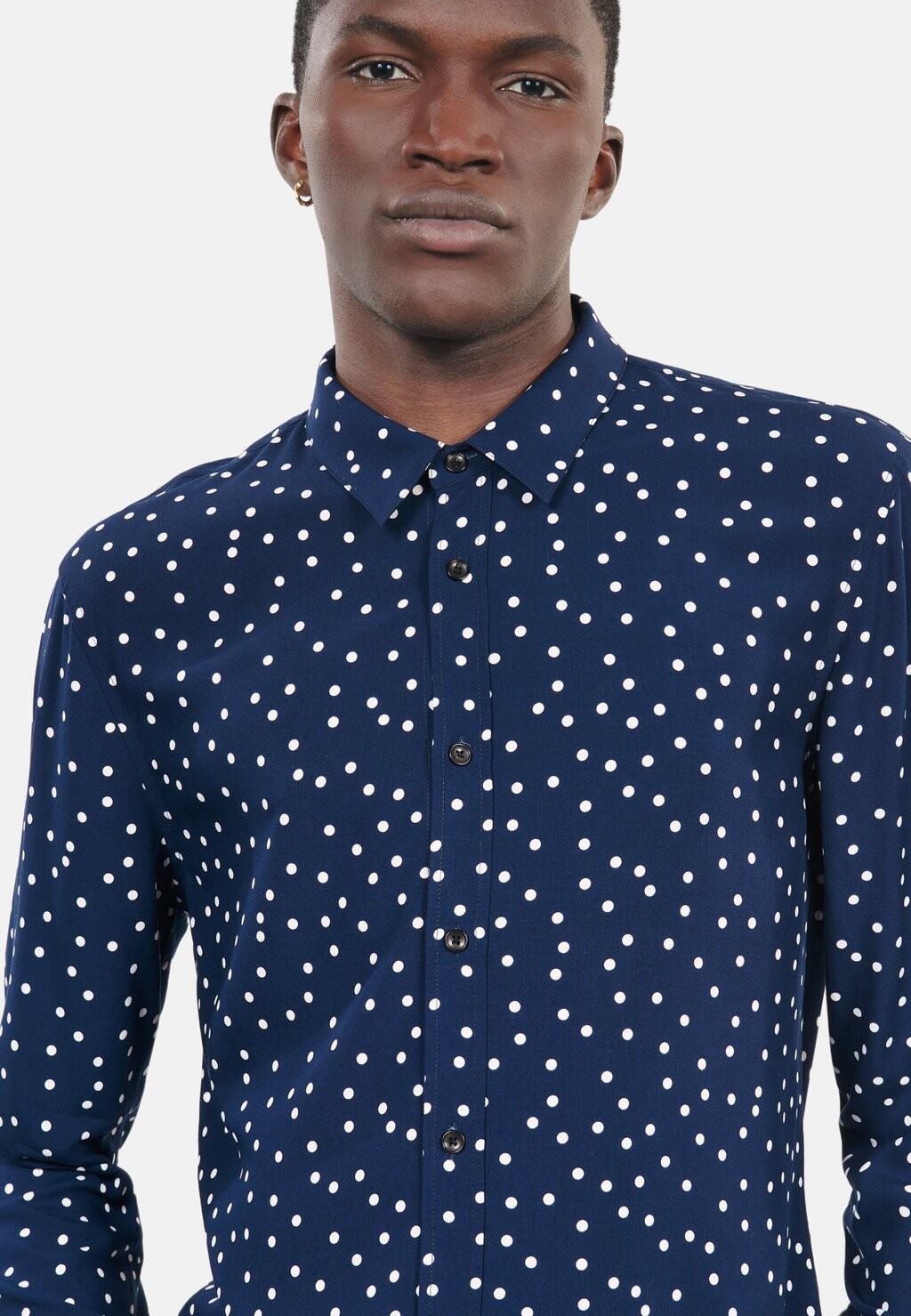 

Рубашка ÉE À POIS The Kooples, синий