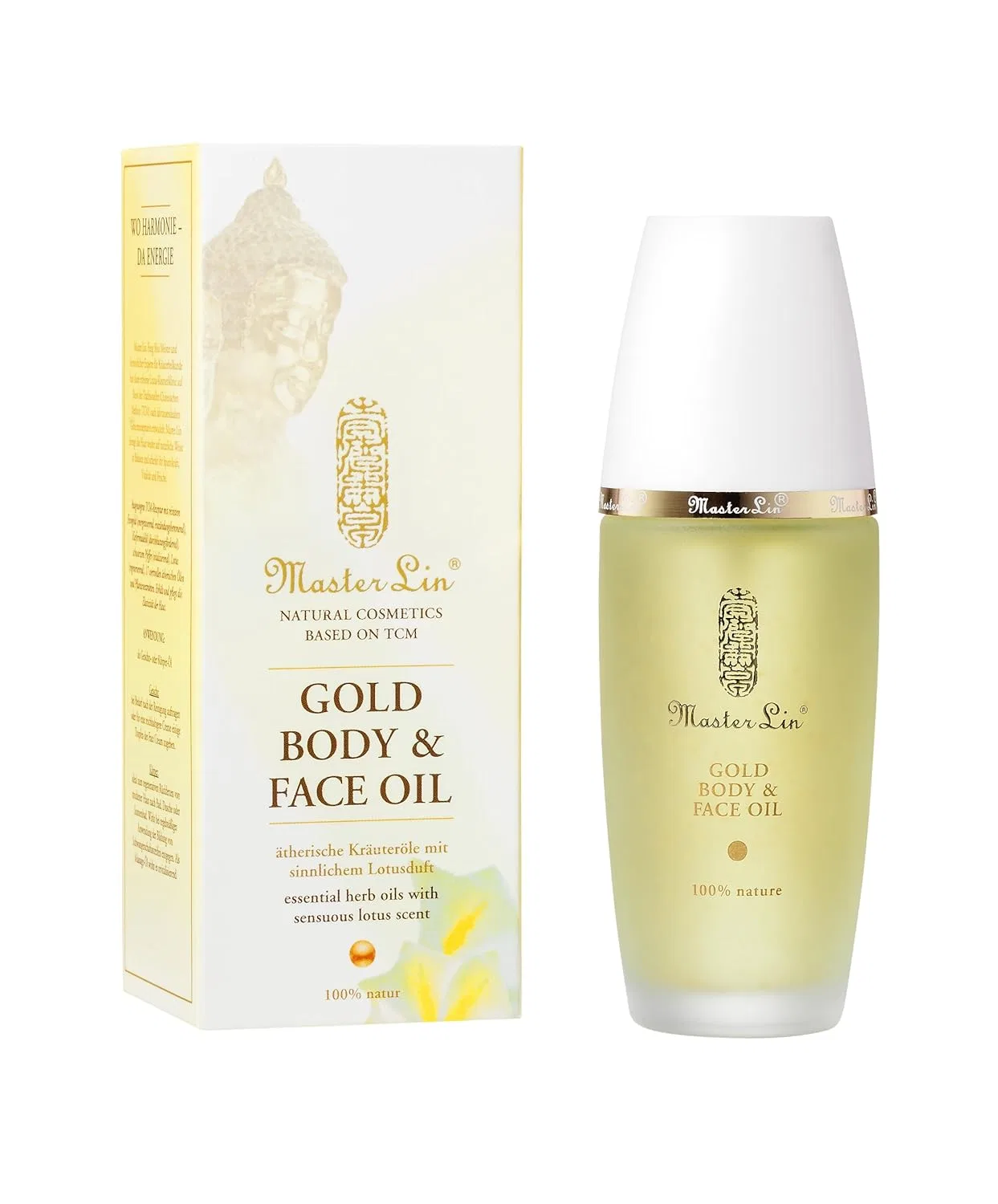 Масло для тела и лица «Gold Body & Face Oil», 60 мл Master Lin