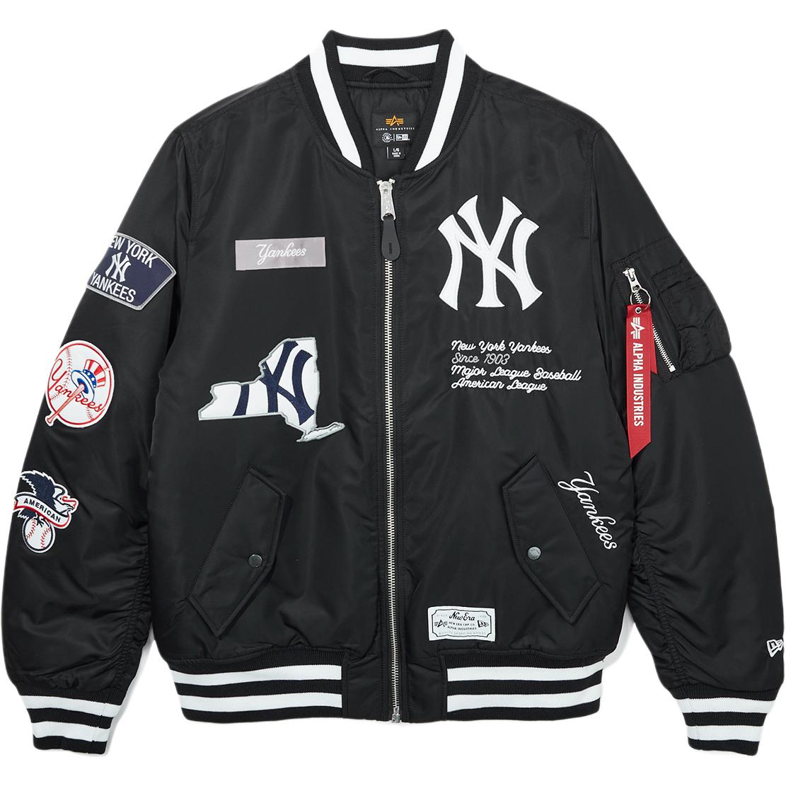 

Бейсбольная куртка Alpha Industries Co branded By Alpha Industries FW25 Unisex New Era, черный