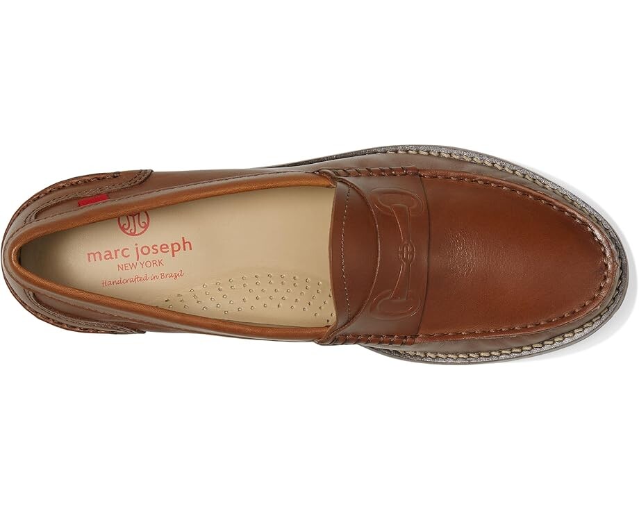 Лоферы Marc Joseph New York Academy Park, цвет Cognac Brushed Napa — фото 2
