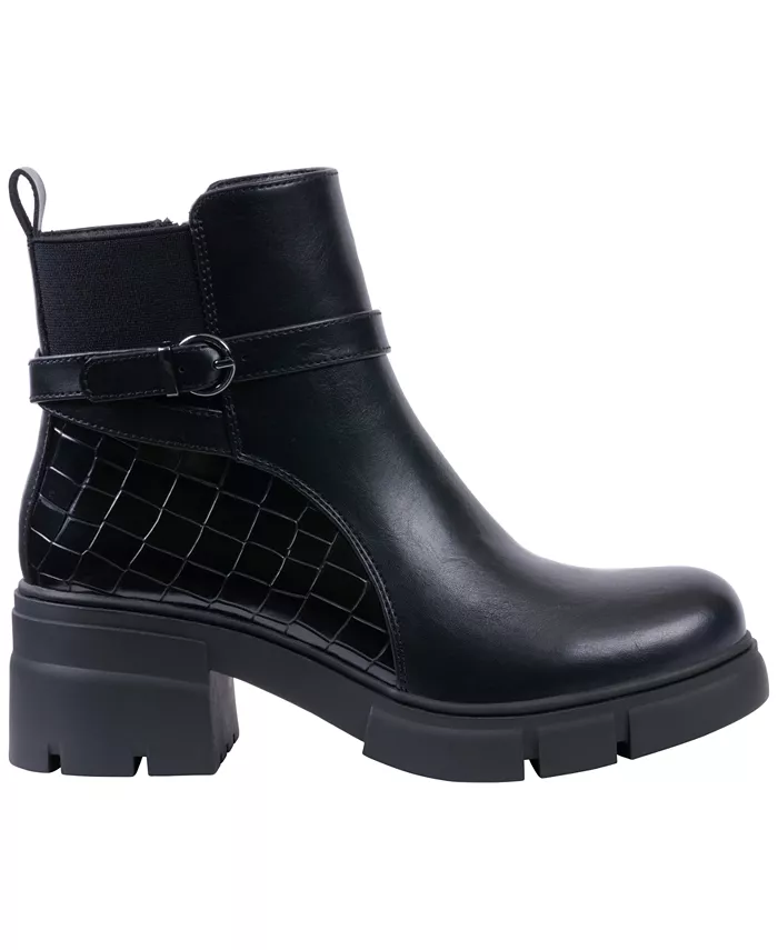 Женские ботильоны Dawn Block на каблуке Gc Shoes, черный — фото 2