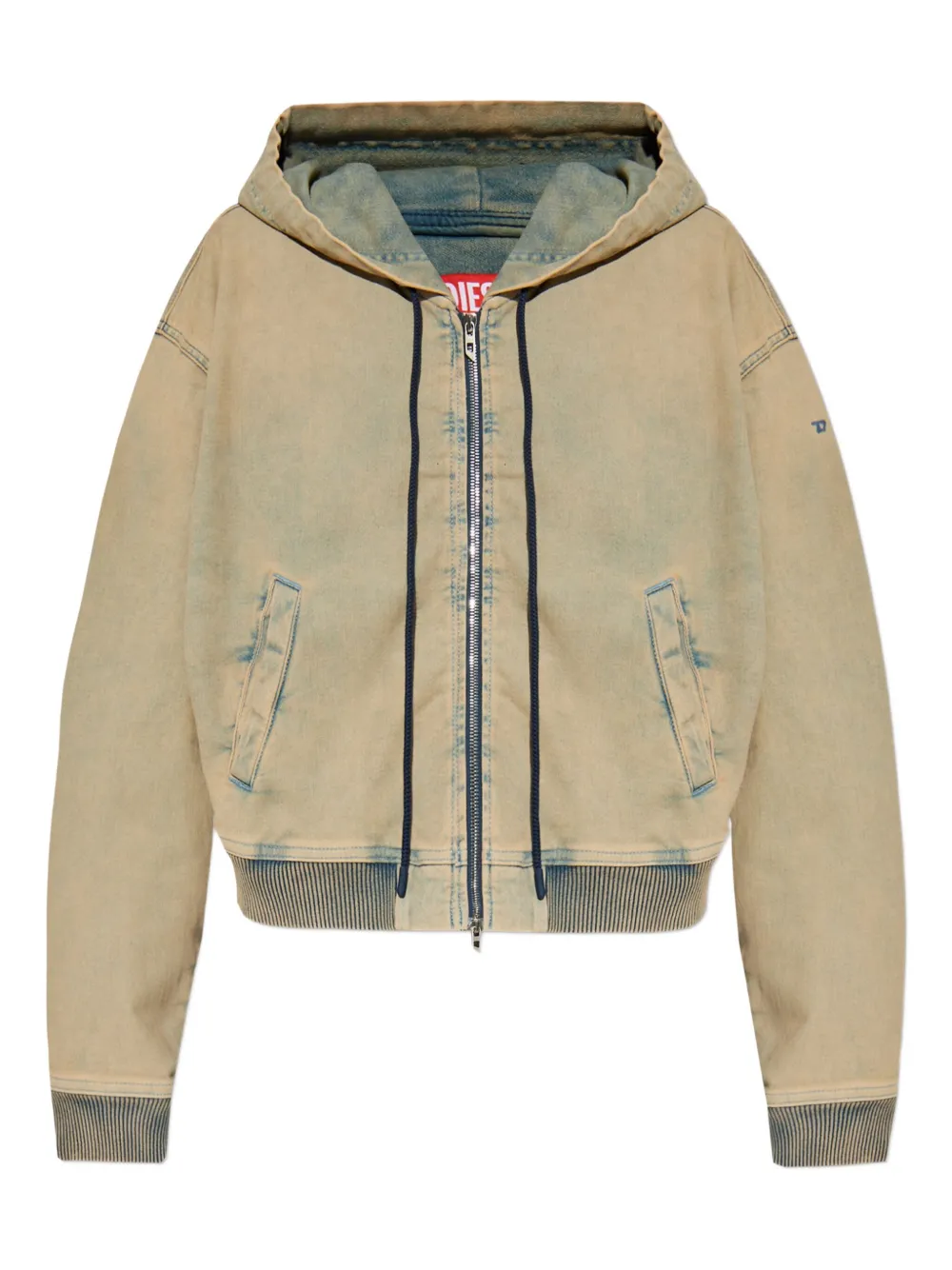 

Худи на молнии DIESEL, зеленый