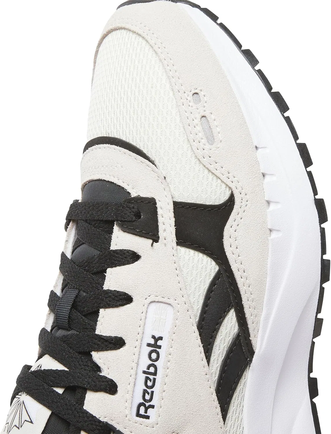 Кроссовки Reebok Unisex Classic Leather 2400, Vintage Chalk Sand Black — фото 4