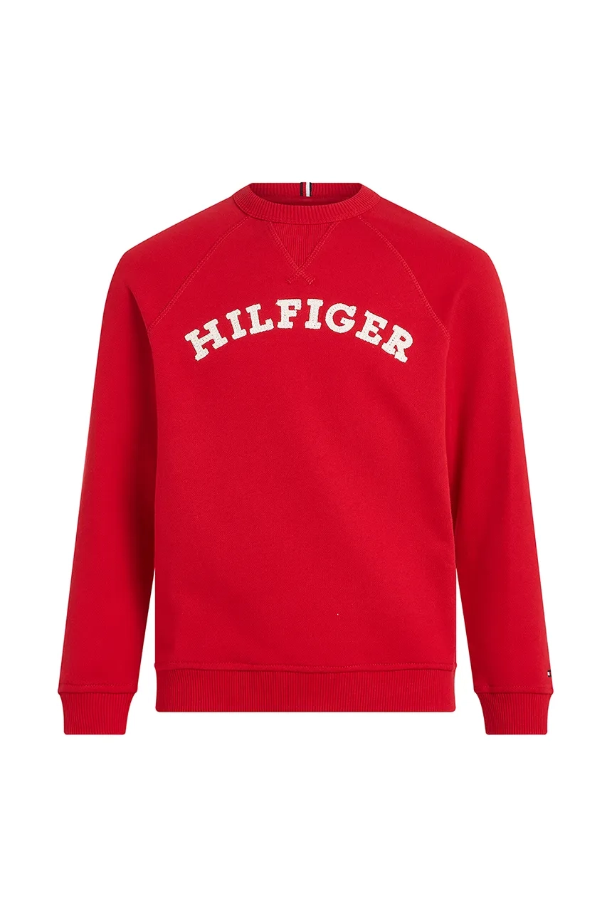 

Детская хлопковая толстовка Tommy Hilfiger, красный