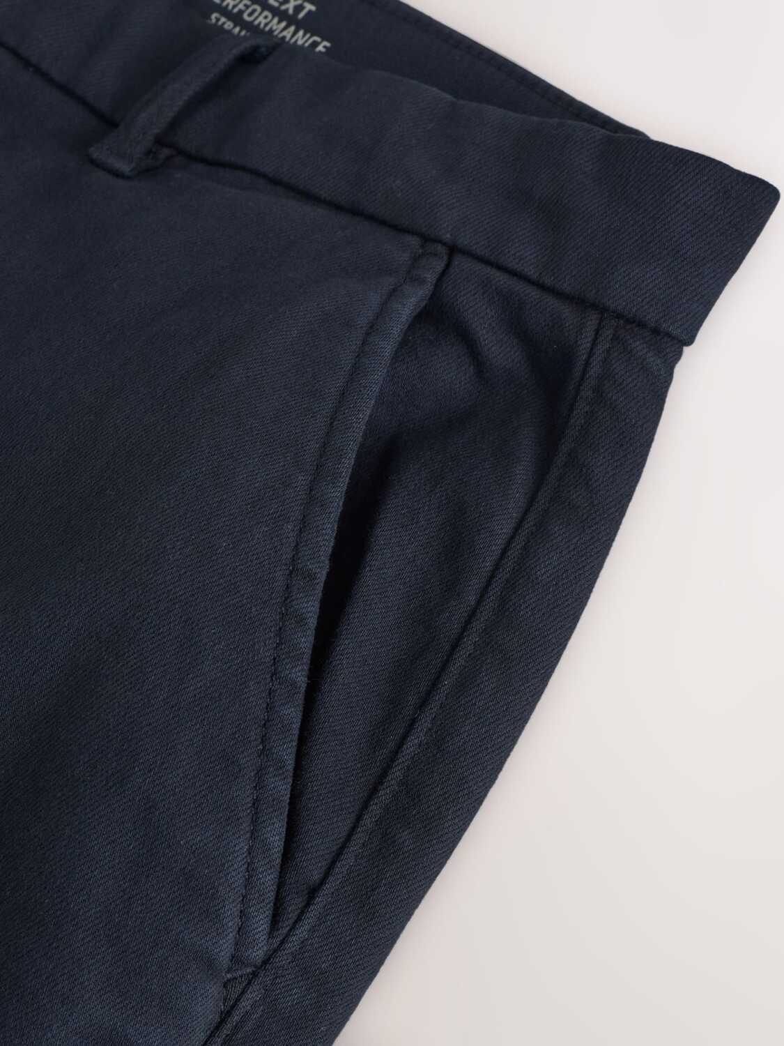 Next Штаны чино Regular 'Motionflex' в цвете Navy — фото 3