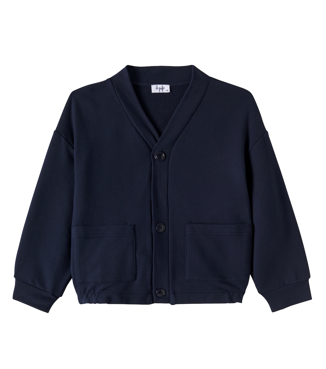 

Хлопковый кардиган Il Gufo, синий