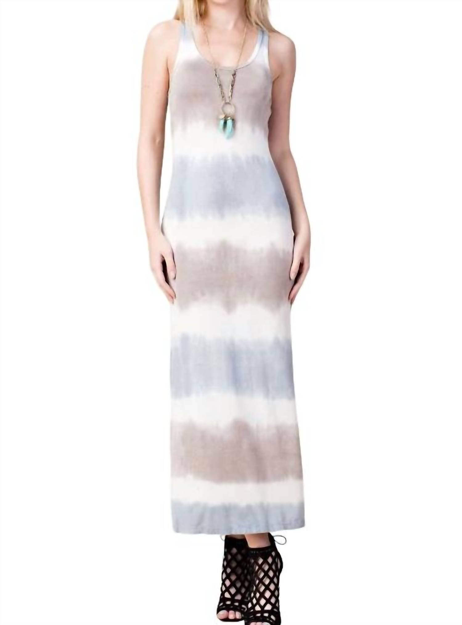

Платье макси Lottie Tie-Dye в белом цвете Multi VOCAL APPAREL