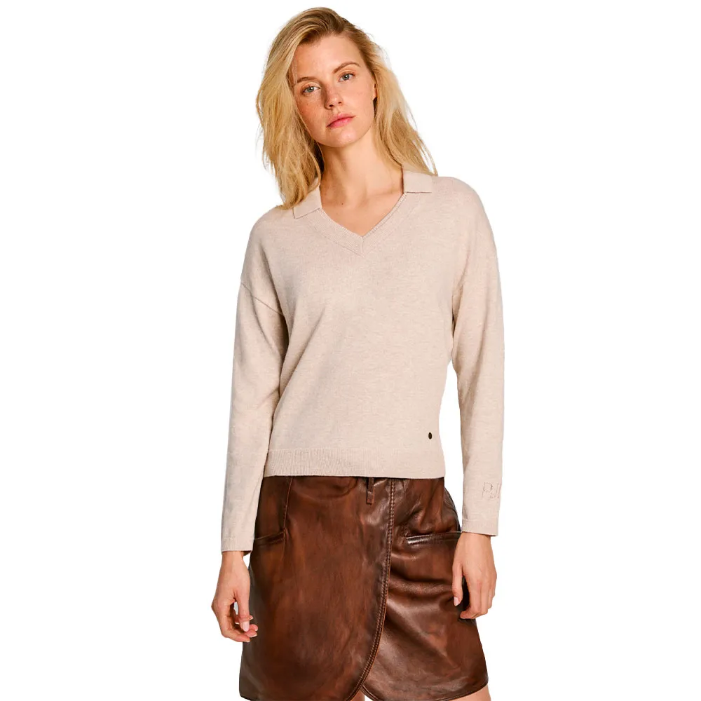 

Свитер Pepe Jeans Isela v neck, бежевый