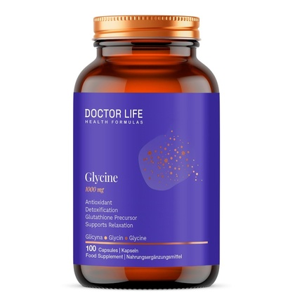 

Глицин 1000 мг Пищевая добавка 100 капсул Doctor Life