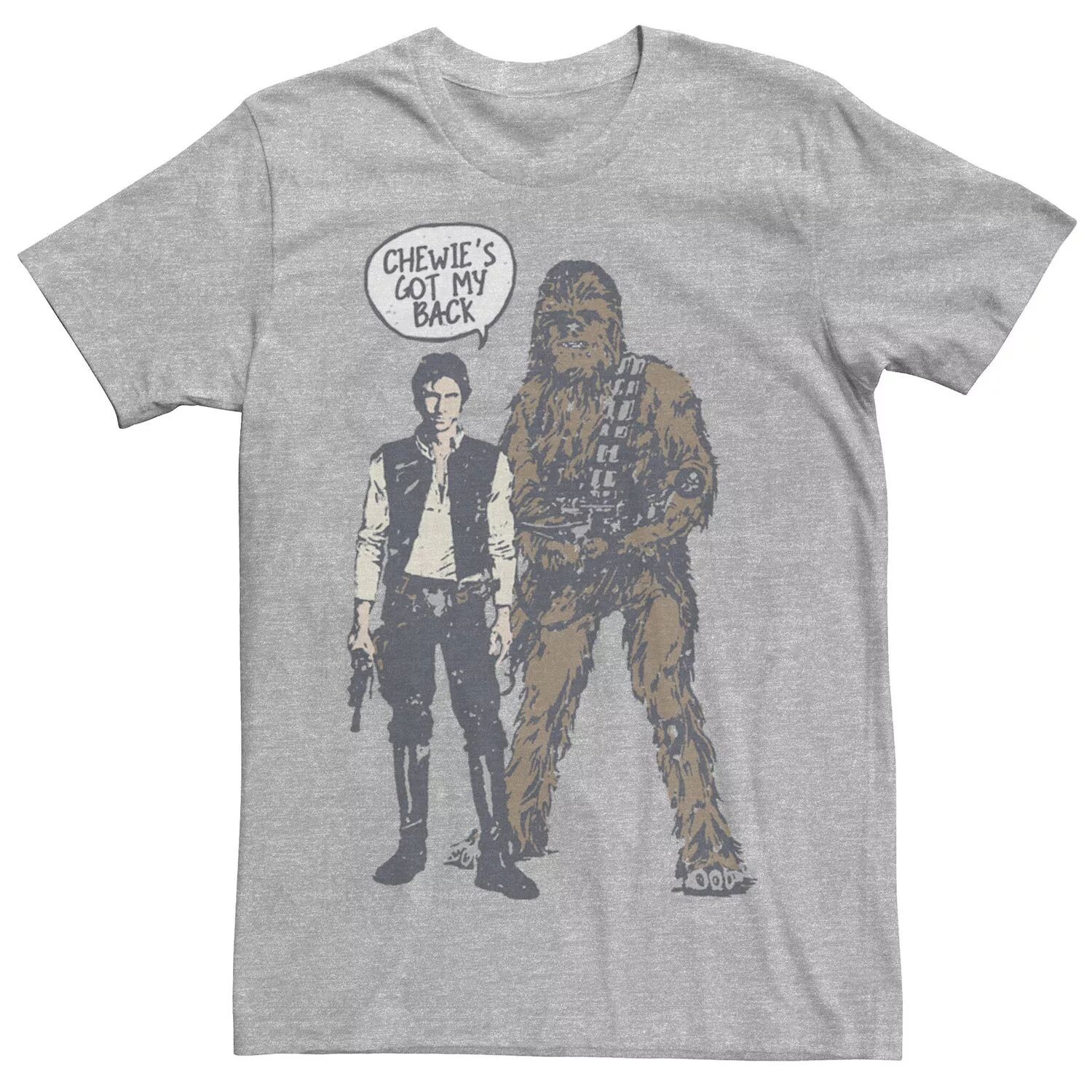 

Мужская футболка с рисунком Han Chewie's Got My Back Star Wars
