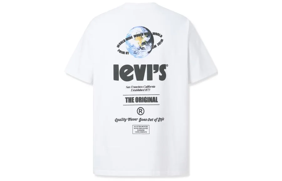 Футболка Levi's с принтом логотипа, белый