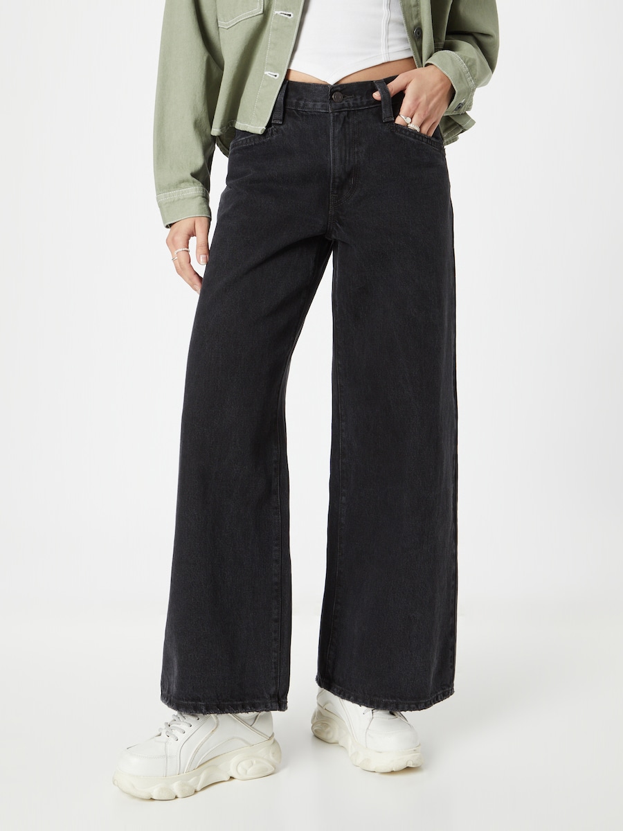 Джинсы с широкими штанинами LEVI'S  94 Baggy Wide Leg, Black Denim — фото 3