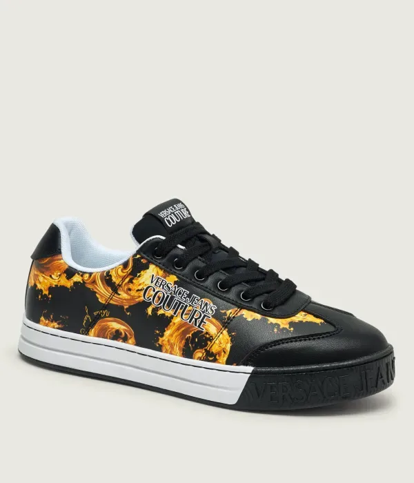 Кроссовки FONDO COURT 88 DIS. SK6 Versace Jeans Couture, черный