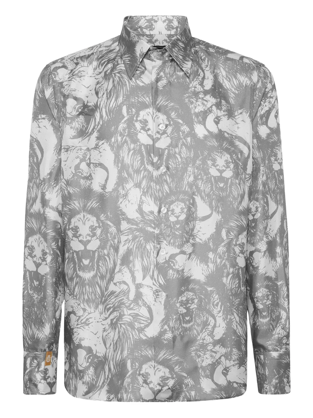 

Рубашка с принтом lion Billionaire, белый