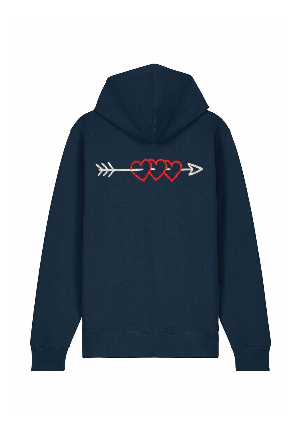 

Толстовка на молнии ARROW BACK EMBROIDERY Mira Paris, темно-синий
