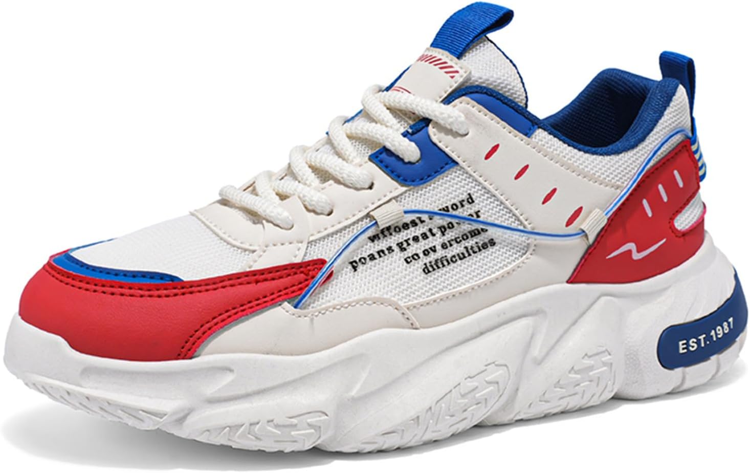 

Мужские беговые кроссовки GSIGUL для дороги, тенниса и ходьбы с амортизацией, спортивные кроссовки и повседневная обувь для мужчин, красный