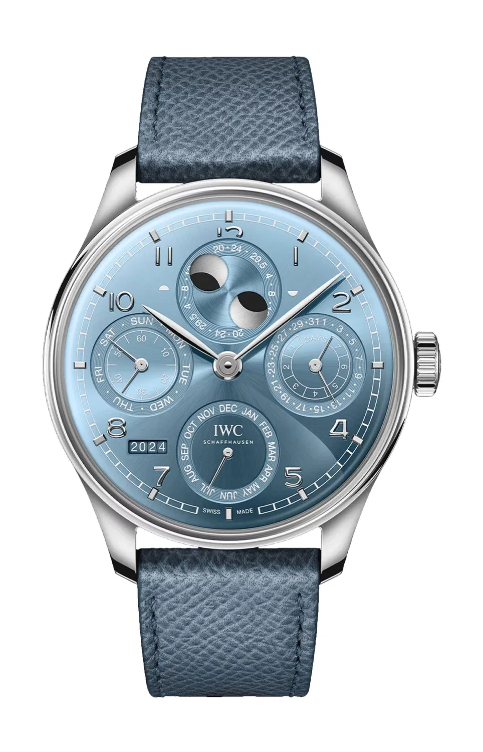 Португезер Вечный Календарь 44 - IW503703 IWC SCHAFFHAUSEN, черный