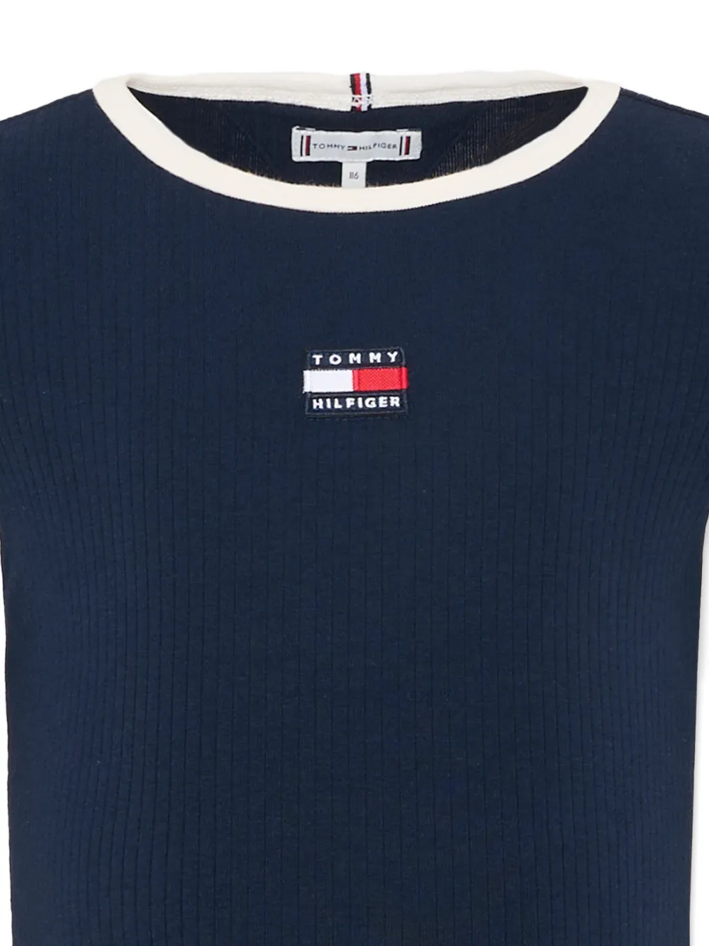 Футболка с нашивкой-логотипом Heritage Tommy Hilfiger Junior, синий — фото 3