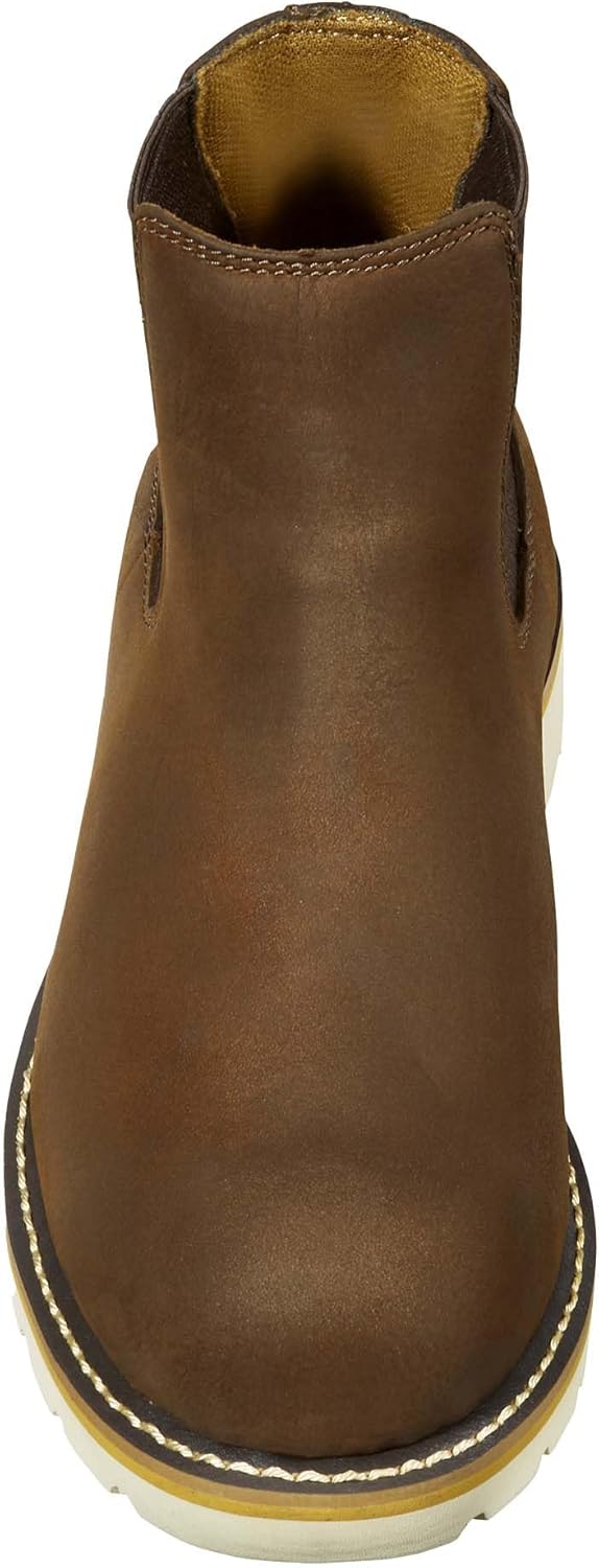 Ботинки Chelsea Pull-On на танкетке Carhartt Footwear FW5033, Dark Bison Oil Tanned — фото 2